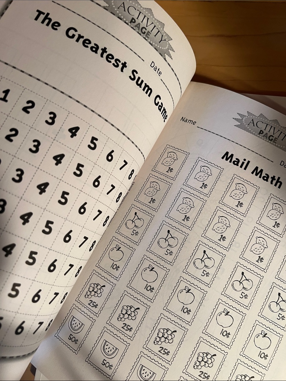 Addition & Subtraction / Games Galore Math Activity Books - Picture 6 of 9